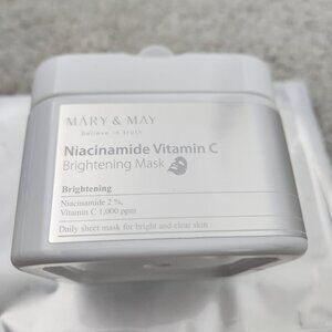 Mary & May Niacinamide Vitamin C Brightening Mask - 30EA/400g - NEW
